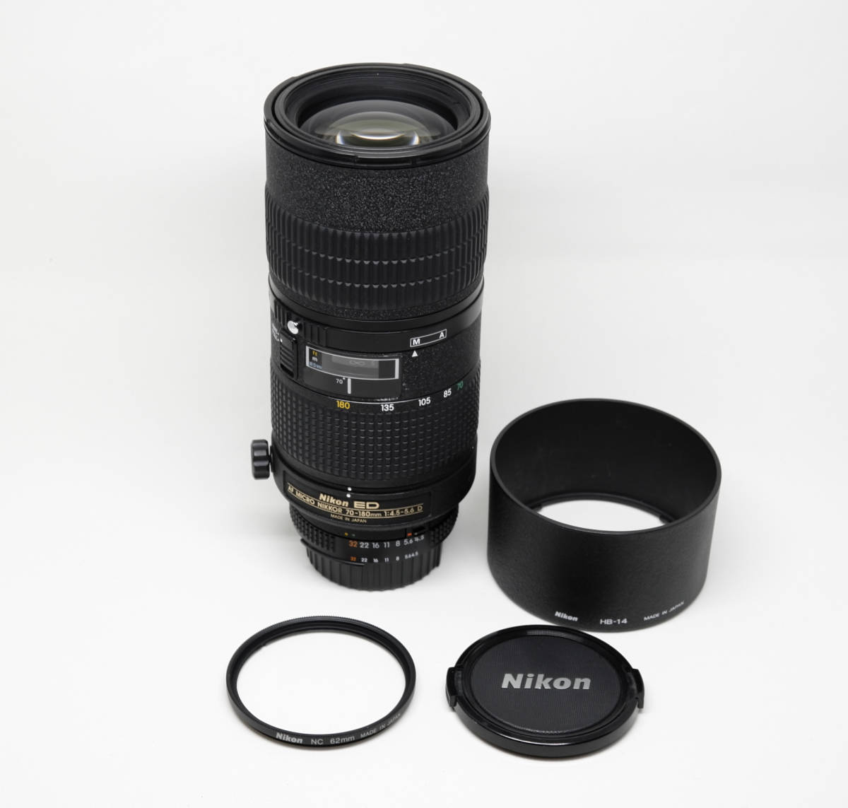 70-180mm AF Nikkor ED Zoom Micro Nikon F4.5-F5.6D Ai Lens Zoom-Micro