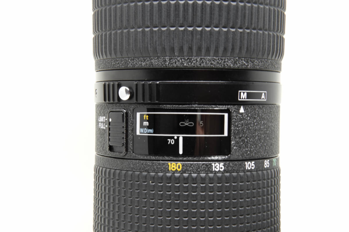 AF 70-180mm Nikkor ED Nikon Micro Zoom f⁄4.5-5.6D D Zoom-Micro Lens