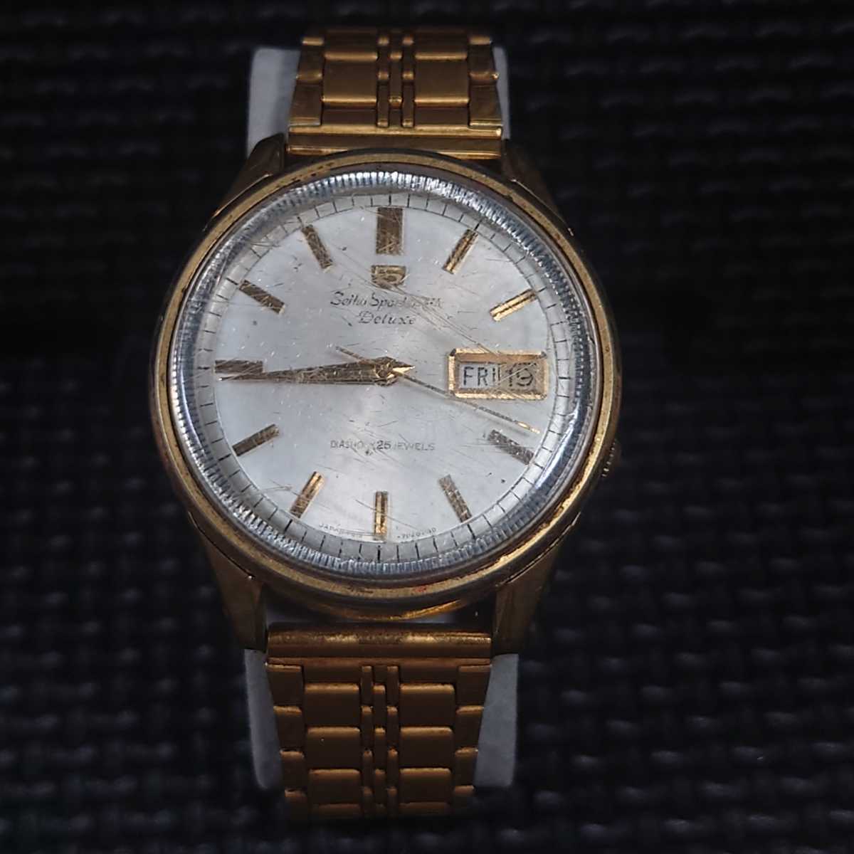 SEIKO 5 Sportsmatic Deluxe 7619-7010 25石 デイデイト セイコー 