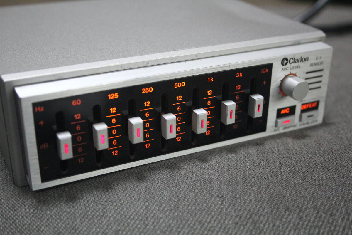 クラリオン シティコネクション イコライザー GE-802A 昭和 旧車