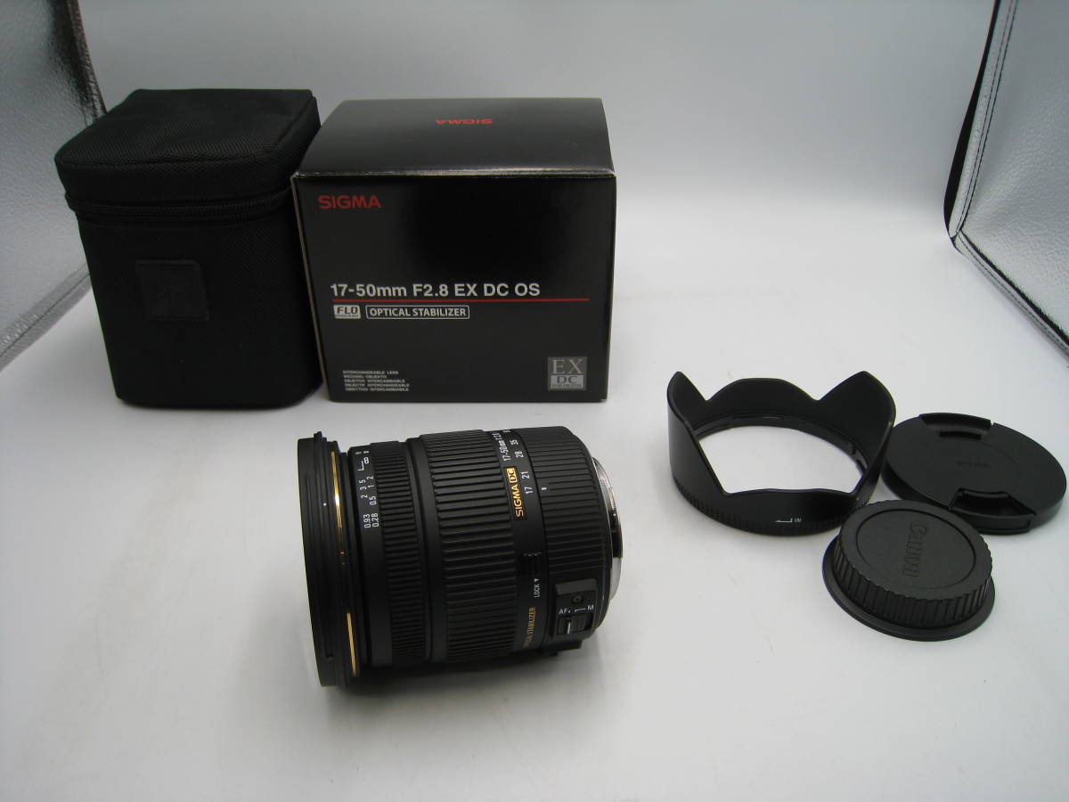  SIGMA AFレンズ 17-50ｍｍ Ｆ2.8 ＥＸＤＣ ＯＳ ＦＯＲ ＣＡＮＯＮ キャノン(キヤノン)｜売買されたオークション情報、yahooの商品情報をアーカイブ公開 - オークファン キヤノン