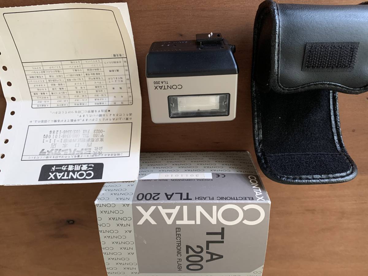 数量限定，最新作 箱付き CONTAX コンタックス TLA200 ストロボ フラッシュ Gシリーズ(コンタックス用)｜売買されたオークション情報、yahooの商品情報をアーカイブ公開 - オークファン コンタックス用