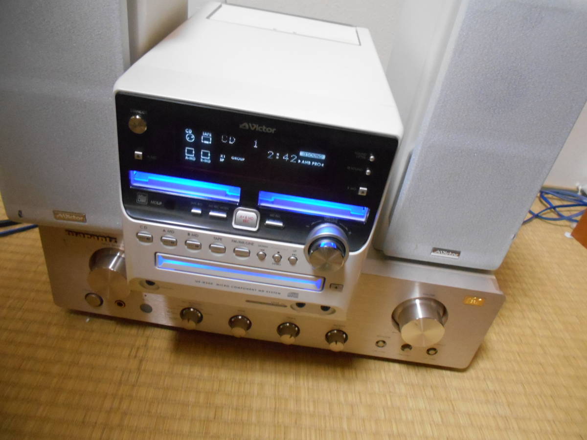 JVC ケンウッド ビクター Victor UX-W500 CD・MD・カセットテ－プ