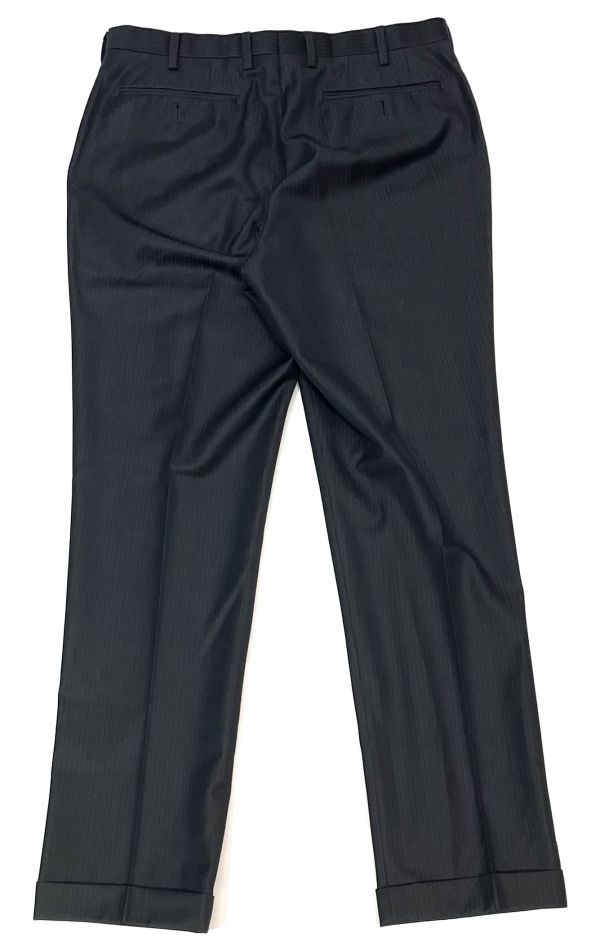 美品 国内正規品 BURBERRY BLACK LABEL バーバリー ブラックレーベル 3P スーツ セットアップ ジャケット パンツ ベスト ストライプ 40