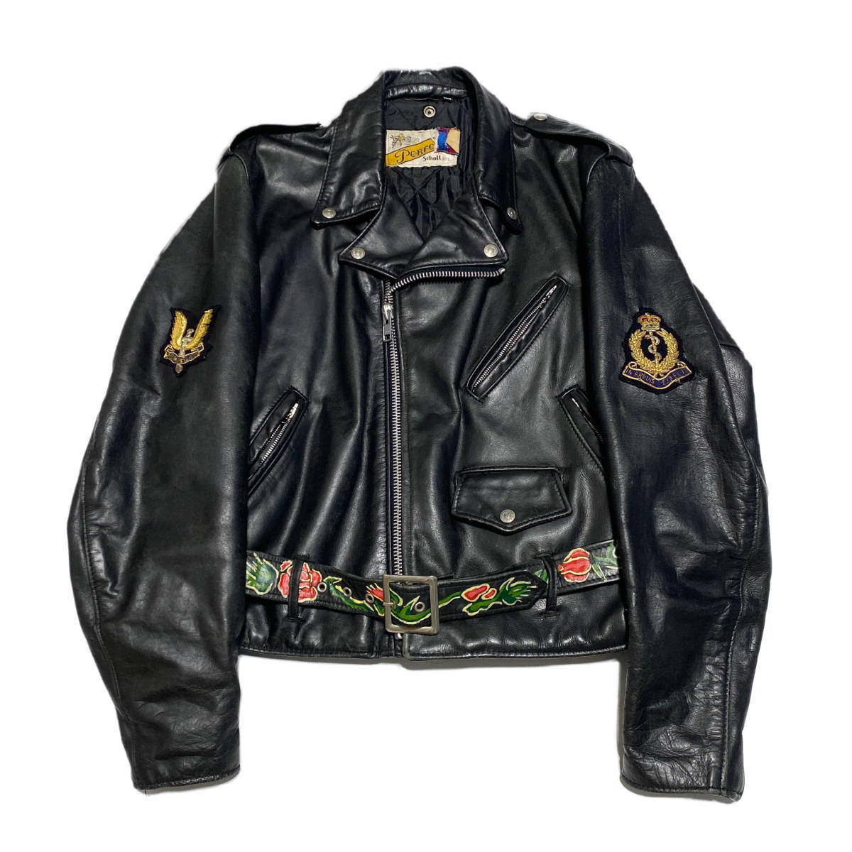 USA製 Schott ショット 618 Perfecto 本革 レザー ライダース 