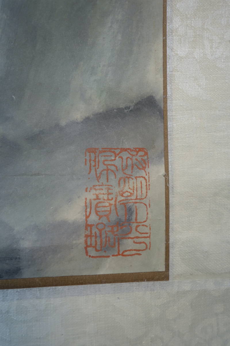 掛軸】〈新羅山人〉華嵒『花鳥図』〔紙本肉筆） / 中国画 人物図 山水