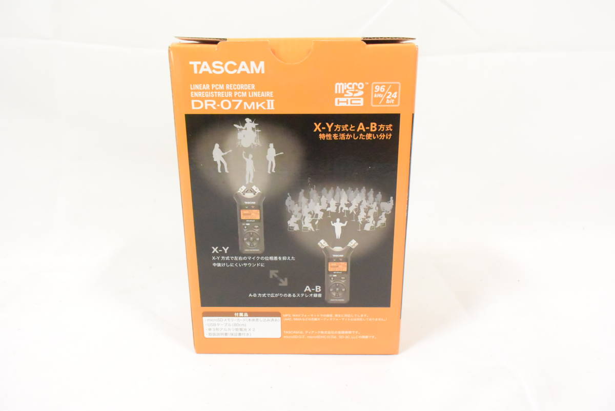 ☆新品☆ TASCAM タスカム リニアPCMレコーダー DR-07MKII DR-07MK2