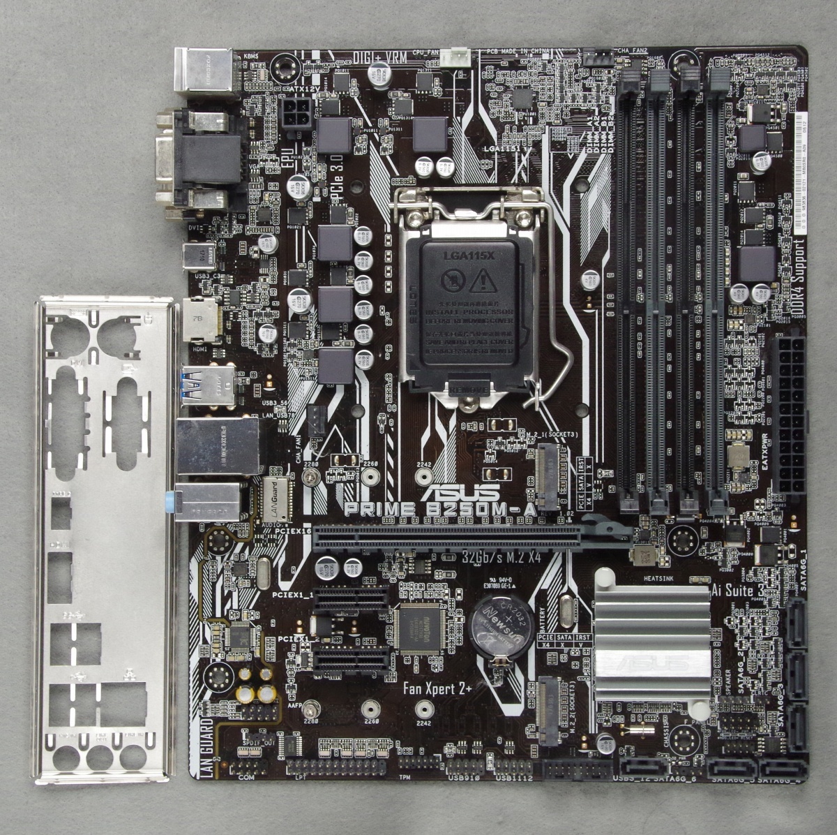 ASUS PRIME B250M-A IOパネル付属 LGA1151 MicroATXマザーボード 第6