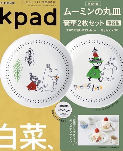 ムーミン　雑誌付録 9点　丸皿、レンゲ、保冷バッグ、ポーチ、ボストン、ミニラックなど　リンネル、steady 、クックパッドなど