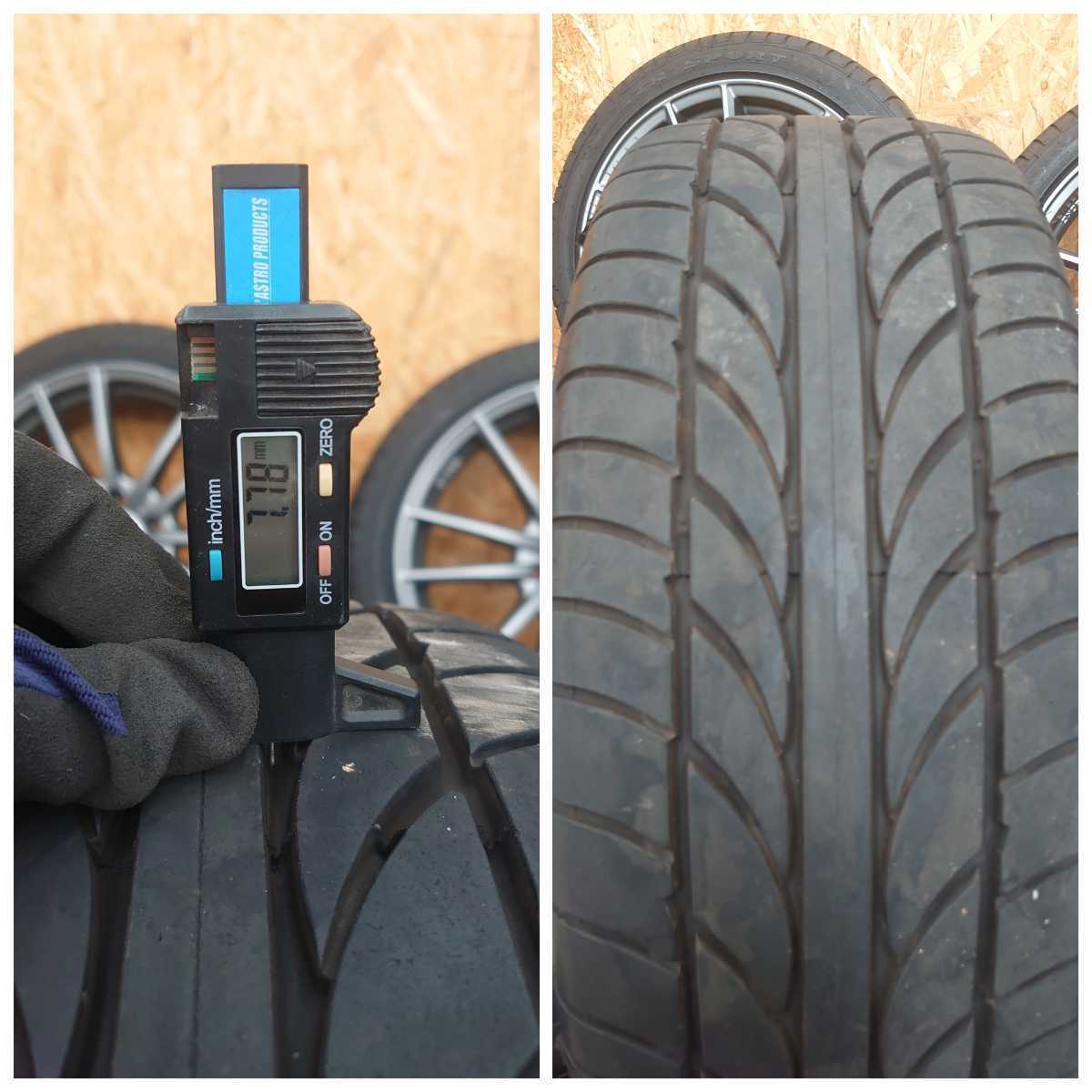 バリ山】225/45R18 ATR SPORT 19年製造 夏タイヤ 4本セット HRS マッド  