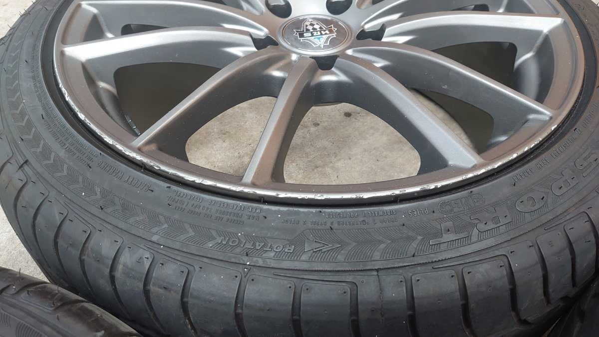 バリ山】225/45R18 ATR SPORT 19年製造 夏タイヤ 4本セット HRS マッド  