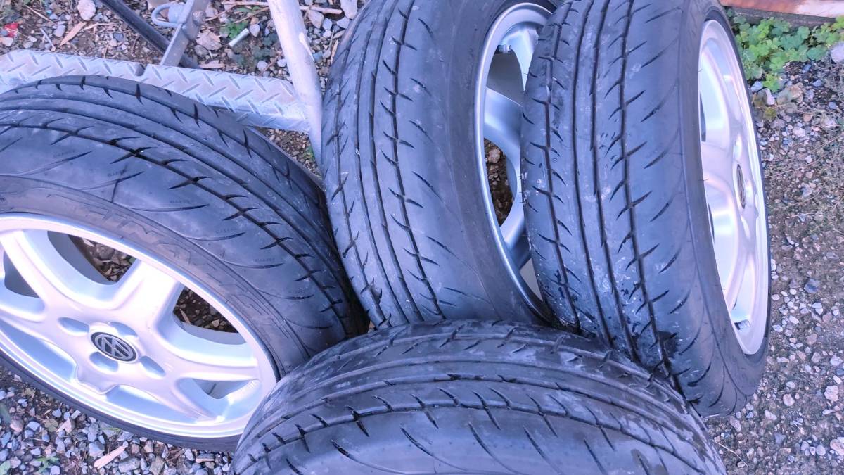BBS VW純正 PCD100 4穴 15インチ 6J OF45 ファイナリスト595EVO 165 