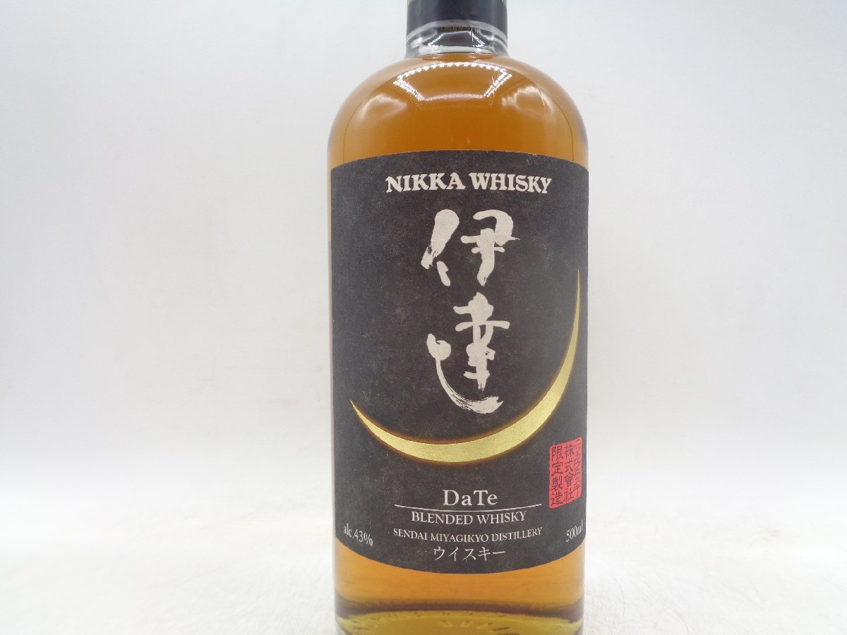 同梱OK商品】NIKKA WHISKY ニッカ ウイスキー 伊達 500ml 43％ 国産 未