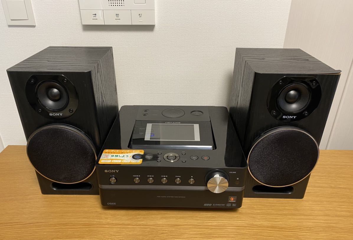 SONY HDDコンポ NETJUKE NAS-M700HD ブラック ジャンク・部品 SONY HDDコンポ NETJUKE NAS-M700HD ブラック ジャンク・部品
