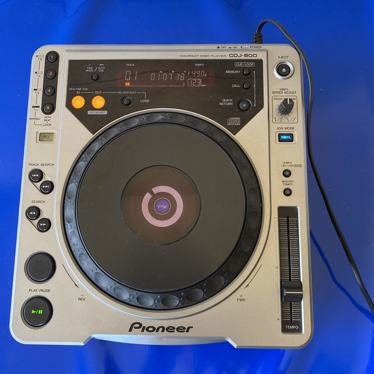 Pioneer パイオニアDJ 用CDプレイヤー CDJ-800☆通電 OK☆現状品☆動作