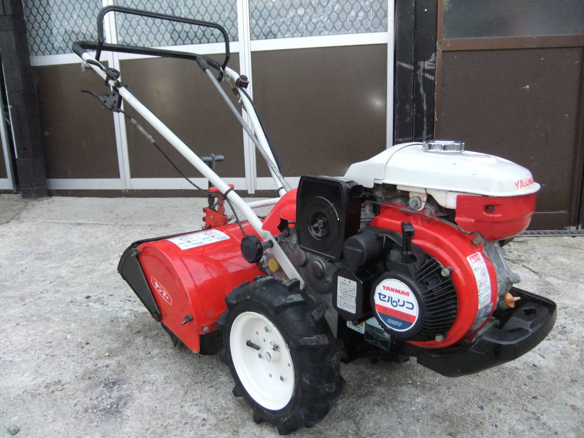 ヤンマー 山形発!! ヤンマー 管理機 ポチ MRT6 セルリコ エンジン始動 