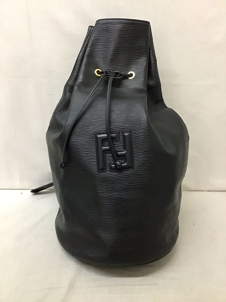 激安大特価，人気 20220820 FENDI フェンディ バッグ OLD FENDI オールドフェンディ ショルダーバッグ ブラック レザー ヴィンテージ(ショルダーバッグ)｜売買されたオークション情報、yahooの商品情報をアーカイブ かばん、バッグ