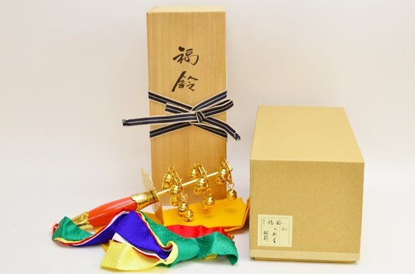 楽天市場激安】 保管品 在銘 近藤利吉 神楽鈴 福鈴 巫女鈴 神事道具