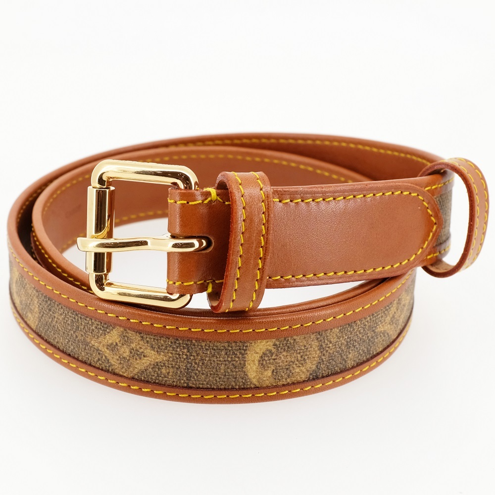  LOUIS VUITTON ルイヴィトン ベルト モノグラム 幅3cm ウエスト78 88cm 全長101cm キャンバス/カーフレザー(その他)｜売買されたオークション情報、yahooの商品情報をアーカイブ公開 - オークファン 服飾小物