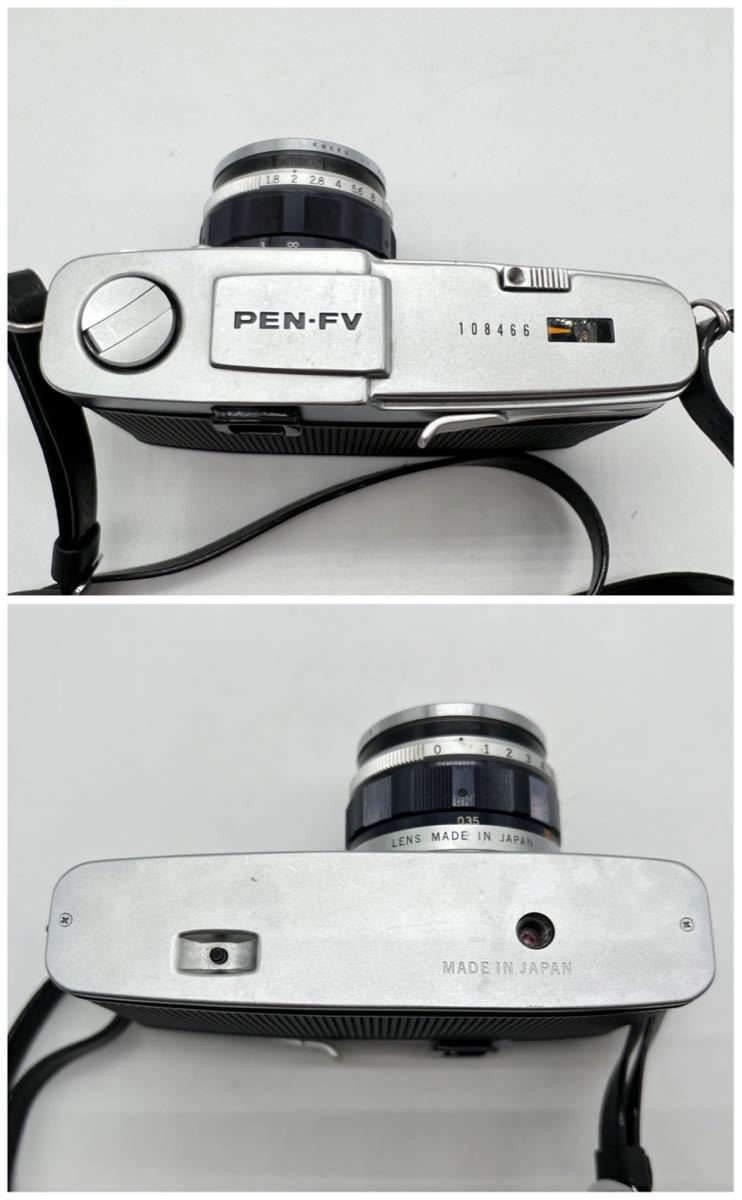 OLYMPUS オリンパス PEN FV F.Zuiko Auto-S 1:1.8 f=38mm フィルム