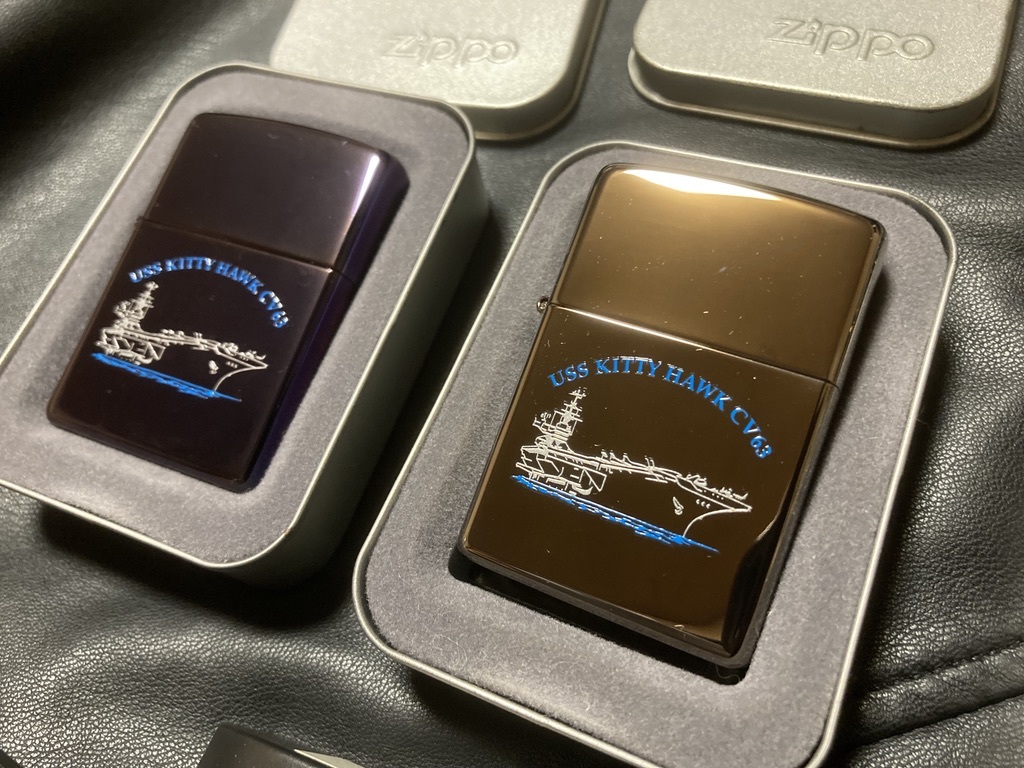 ジッポ ZIPPO ライター 猫 キティホーク USS Kitty Hawk Gregory W 