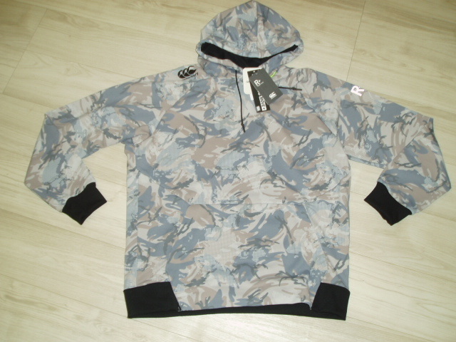 即決！新品★CANTERBURY(カンタベリー)のフード付きトレーナー トレーニングスウェット【XL】￥12，100 　　2/3 A5