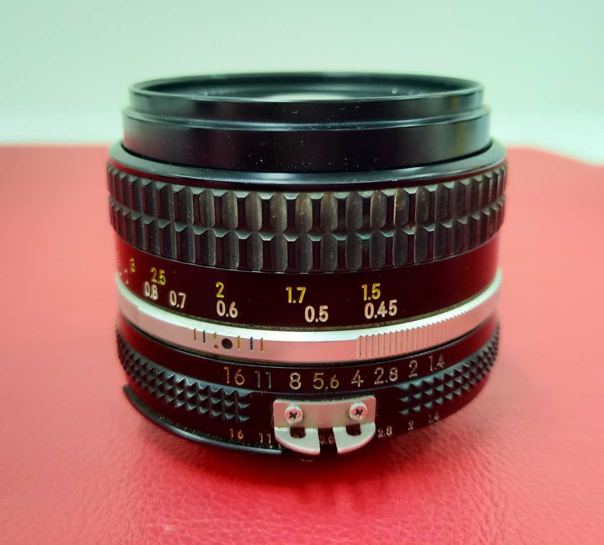 □A Nikon NIKKOR 50mm F1.4 単焦点レンズ 付属品 カメラレンズ ニコン