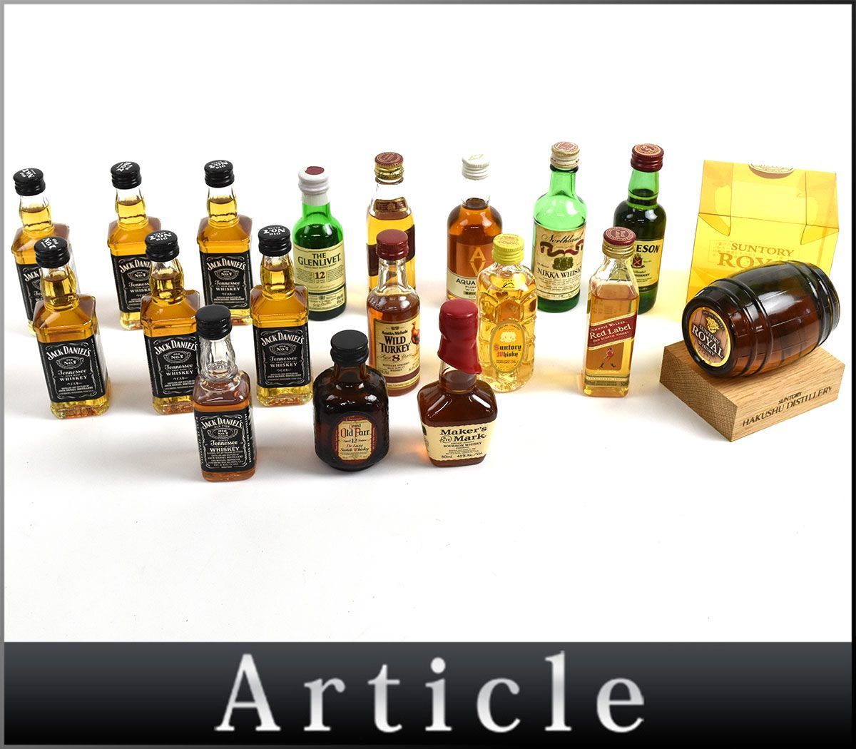 未開栓 ウイスキー ミニボトル 洋酒 whiskey 45本セット 古酒 時代物