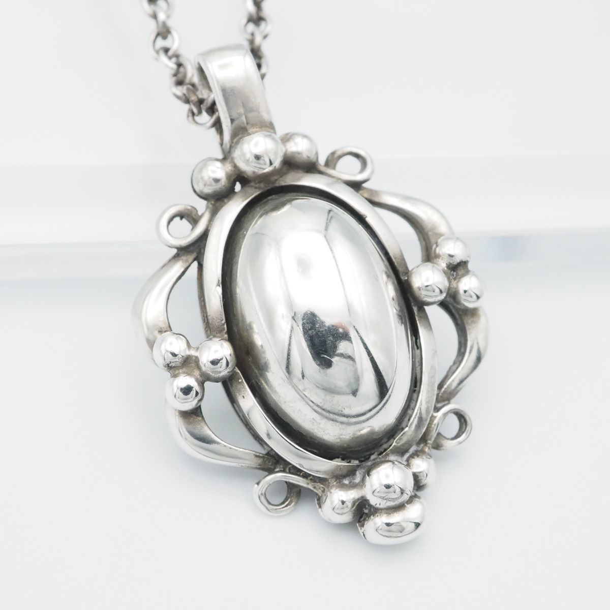Y282 1円 ジョージジェンセン GEORG JENSEN 1989 925S DENMARK 平成元
