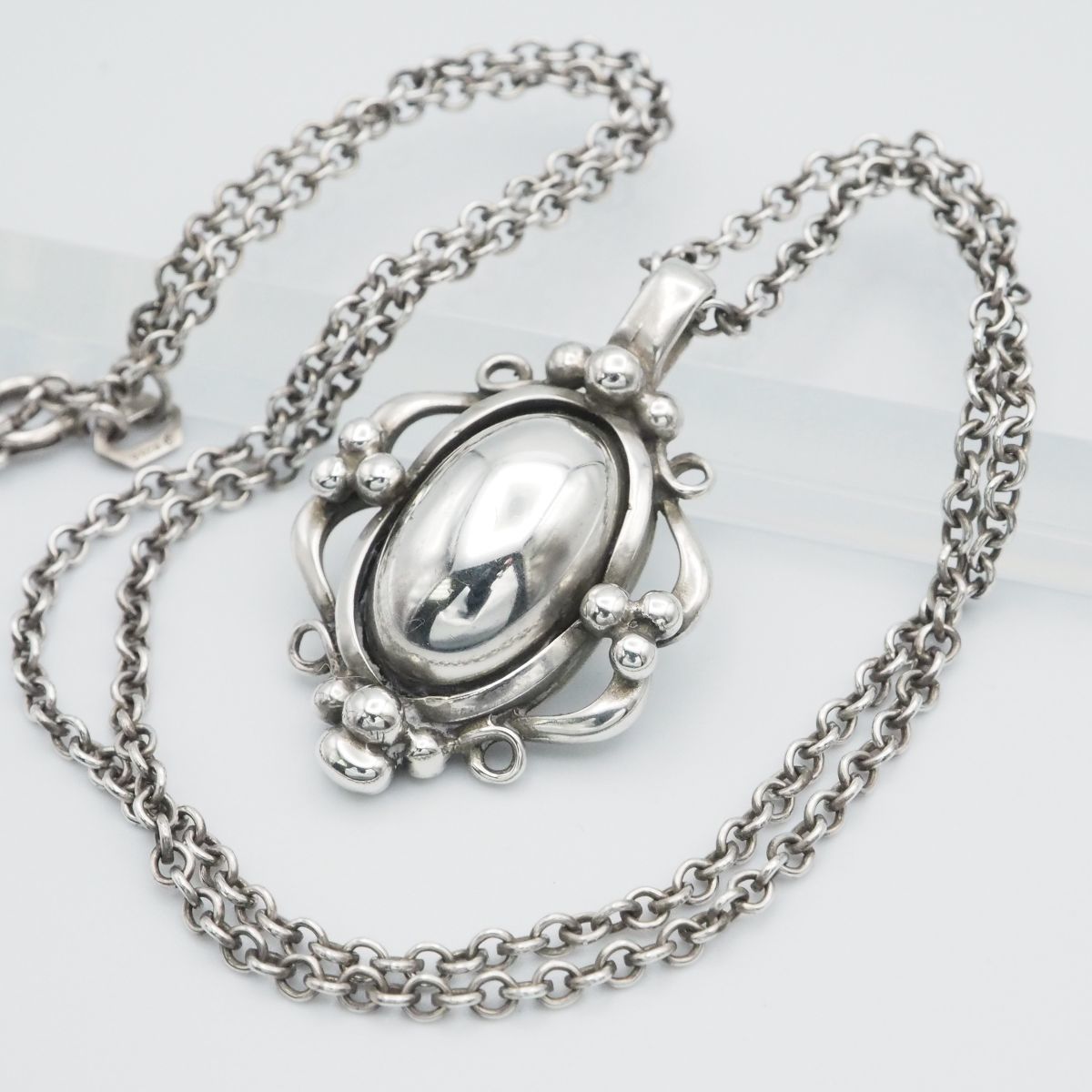 Y282 1円 ジョージジェンセン GEORG JENSEN 1989 925S DENMARK 平成元