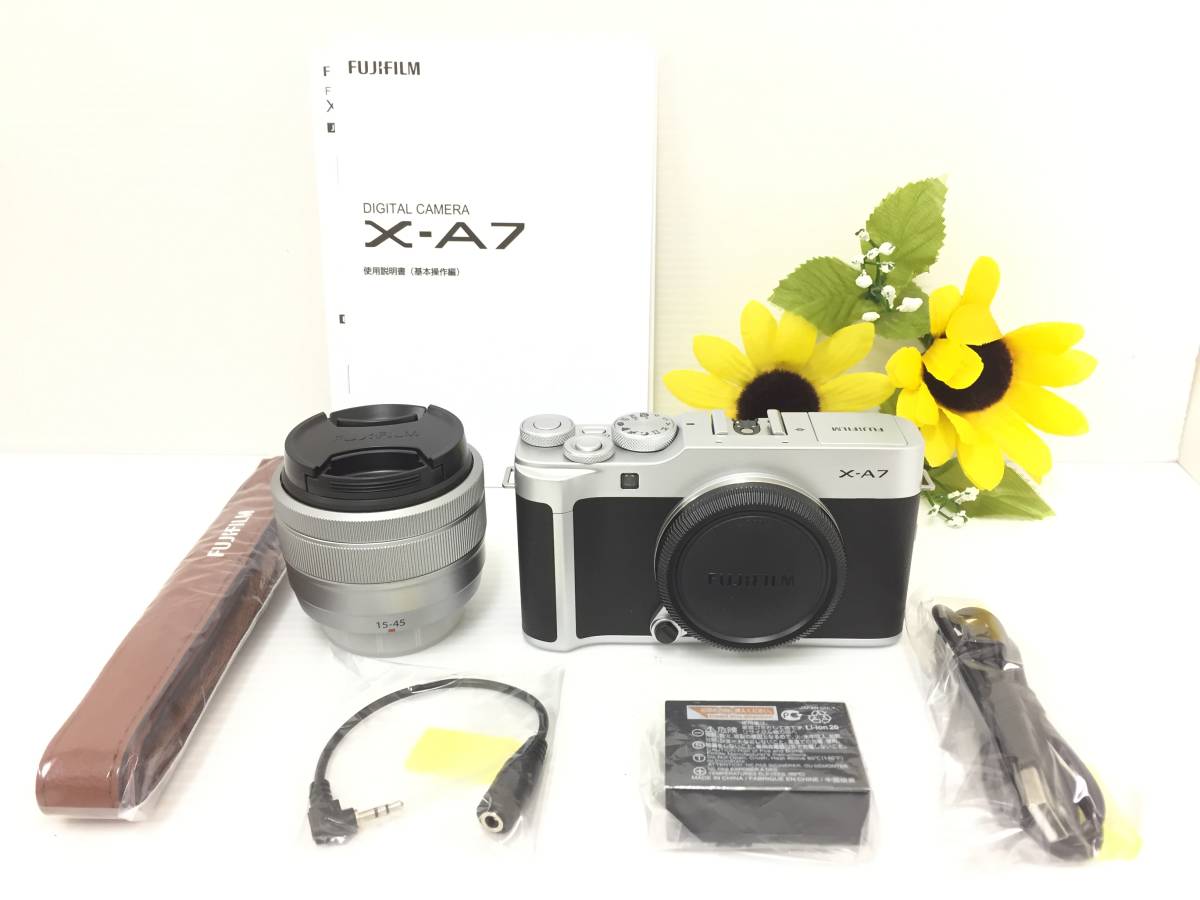 〇【美品】FUJIFILM 富士フイルム X-A7 レンズキット ミラーレス一眼