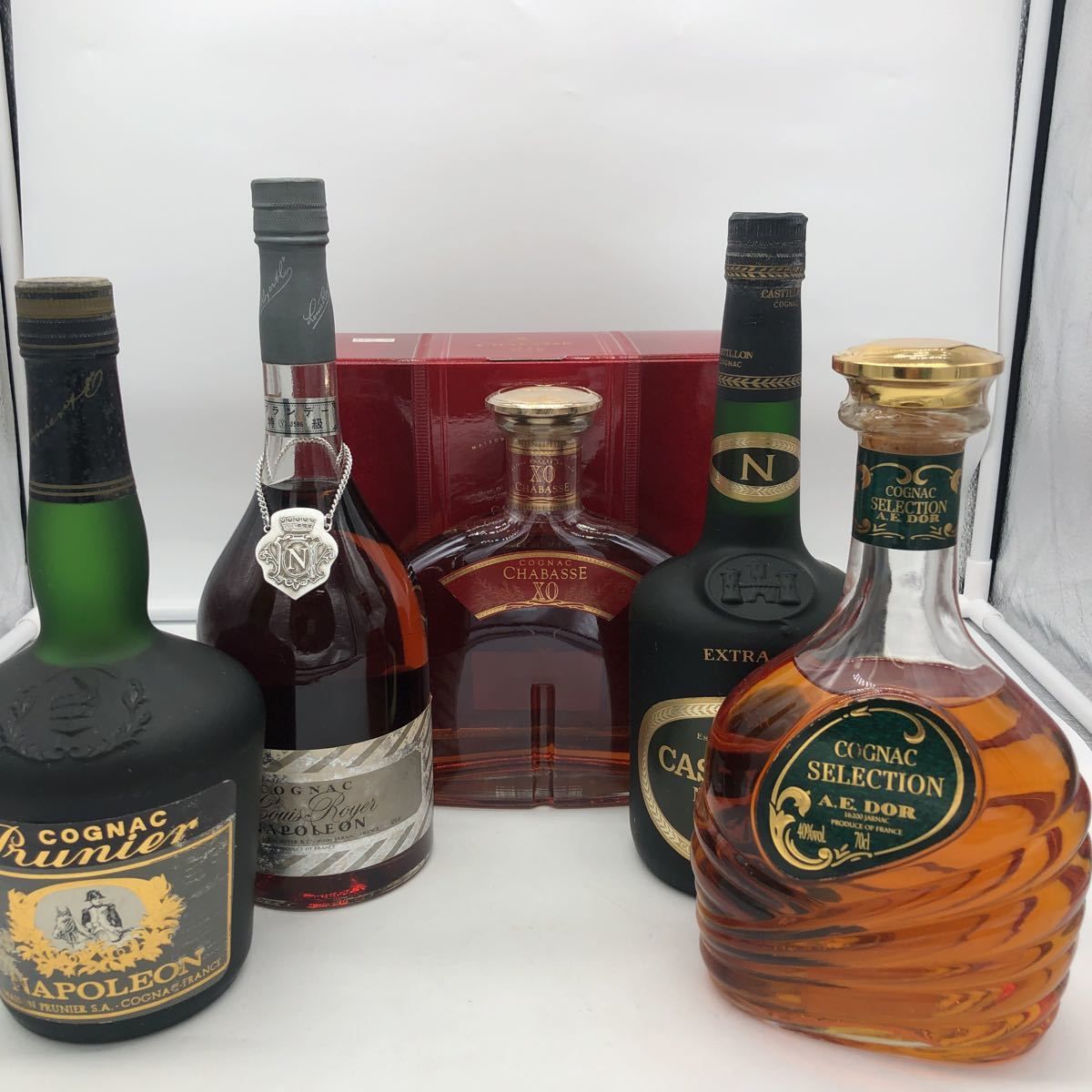 コニャック 3本 XO 700ml ブランデー ナポレオン セット 古酒｜Yahoo