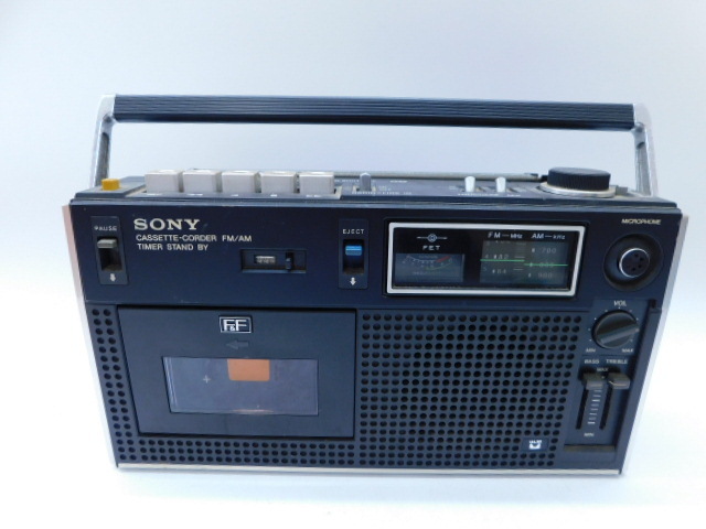 ☆田1000 ソニー FM / AM ラジオカセットコーダー Pro 1900 ラジカセ