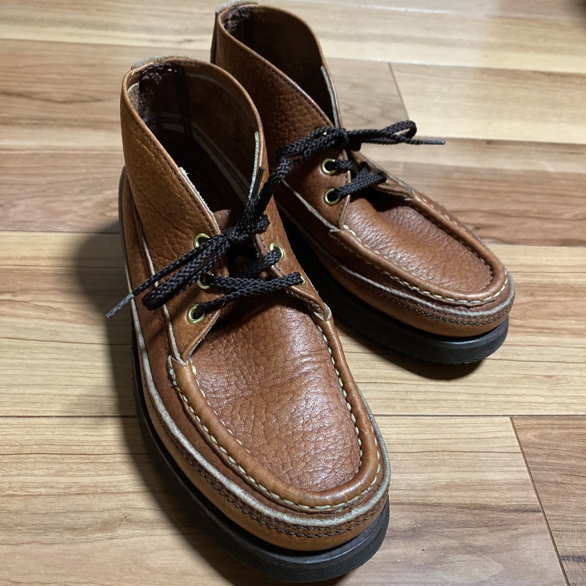 ラッセルモカシン/スポーティングクレーチャッカ 美品 ラッセル