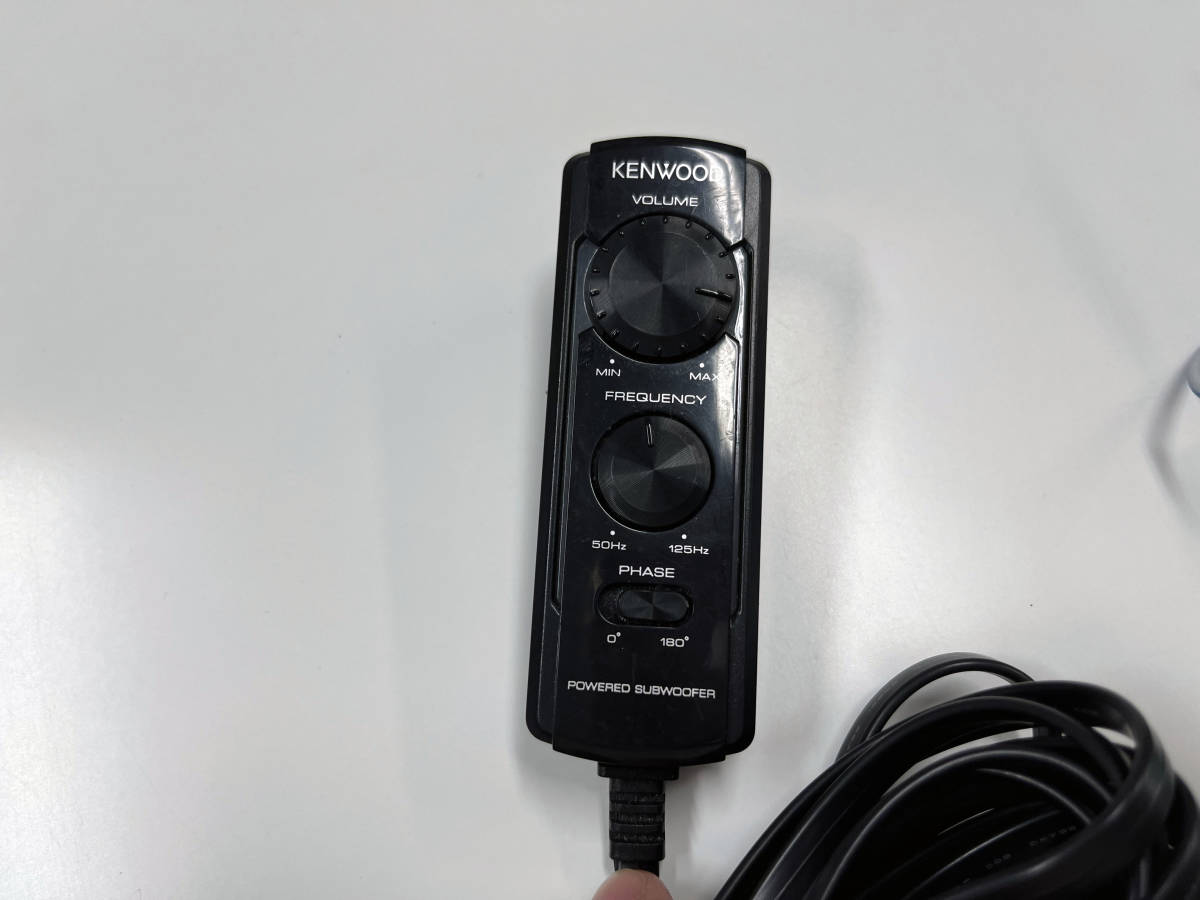 WEBストア ☆Kenwood☆KSC-SW11☆ケンウッド☆150Wアンプ内蔵サブ 