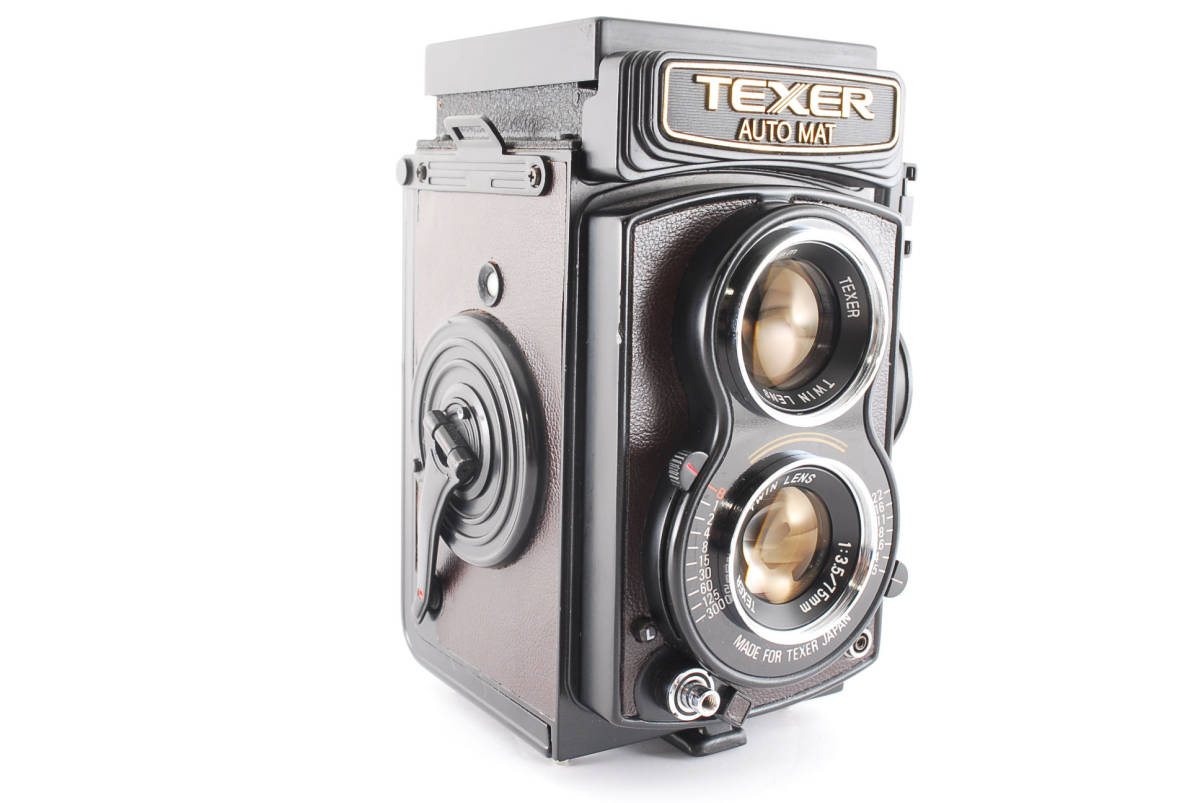 ☆希少品☆ テクサ TEXER NEW AUTO MAT Twin Lens Texer 75mm F3.5 二
