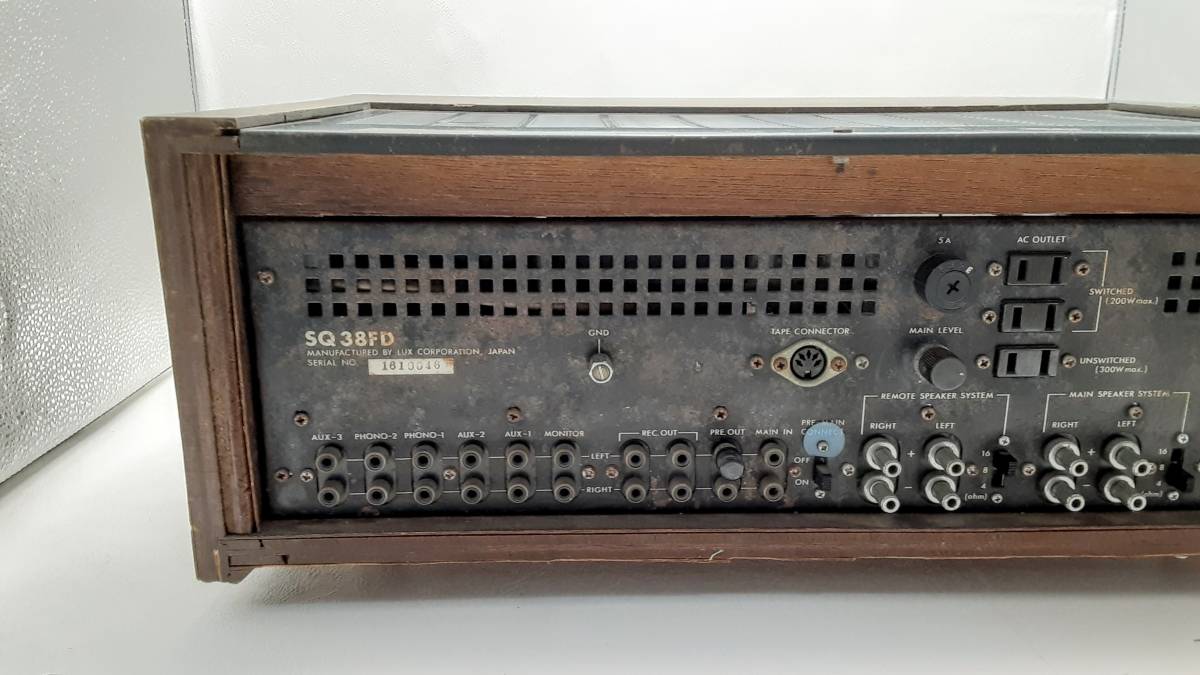 1円☆LUXMAN/ラックスマン SQ38FD 管球式/真空管プリメインアンプ 