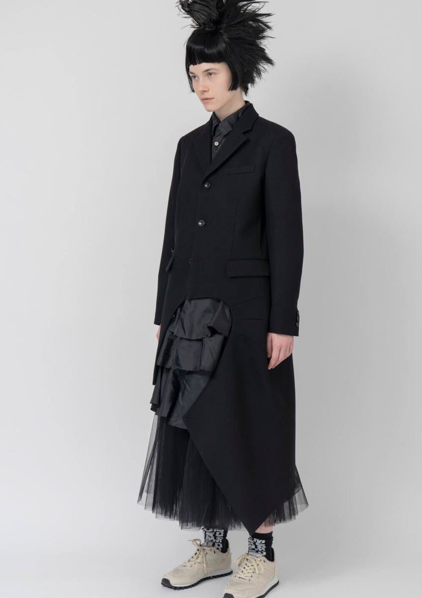 コムデギャルソン アシンメトリー ロングジャケット　変形　コート　ヨウジヤマモト　ジャケット　コムコム
