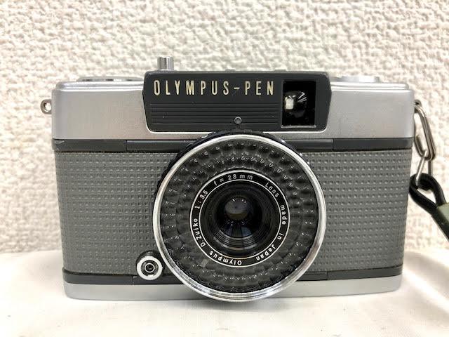 仙14 ジャンク OLYMPUS-PEN EE-2 オリンパス ペン D.Zuiko 1:3.5 f=28mm ハーフサイズカメラ ...