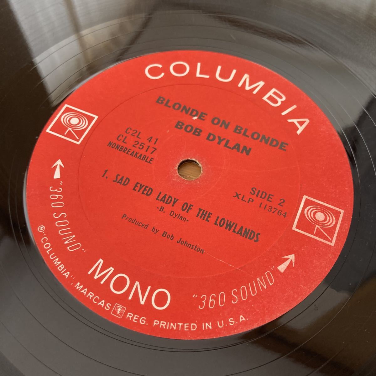 Bob Dylan Blonde on Blonde 米国オリジナルモノラル盤 ブロンド・オン