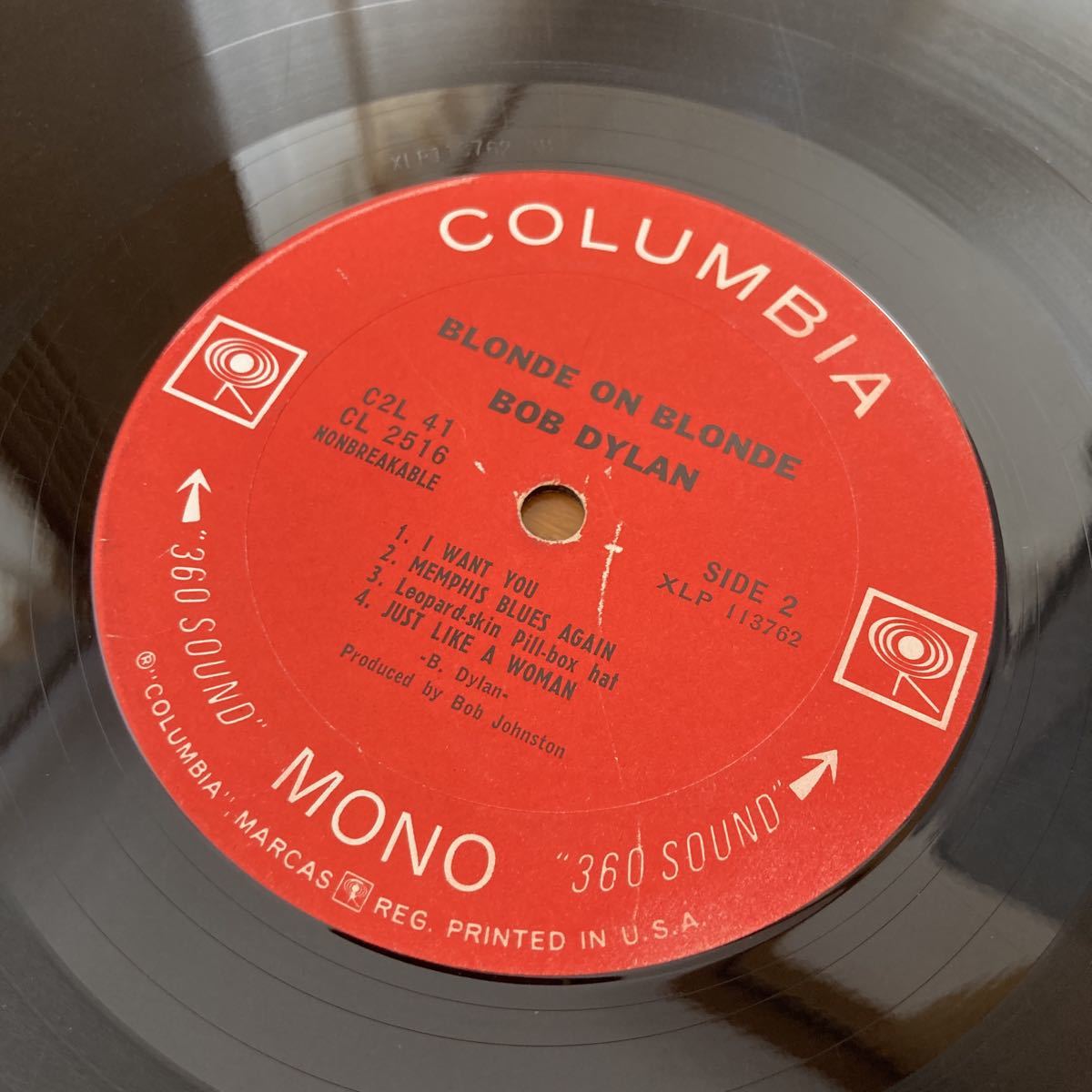 Bob Dylan Blonde on Blonde 米国オリジナルモノラル盤 ブロンド・オン