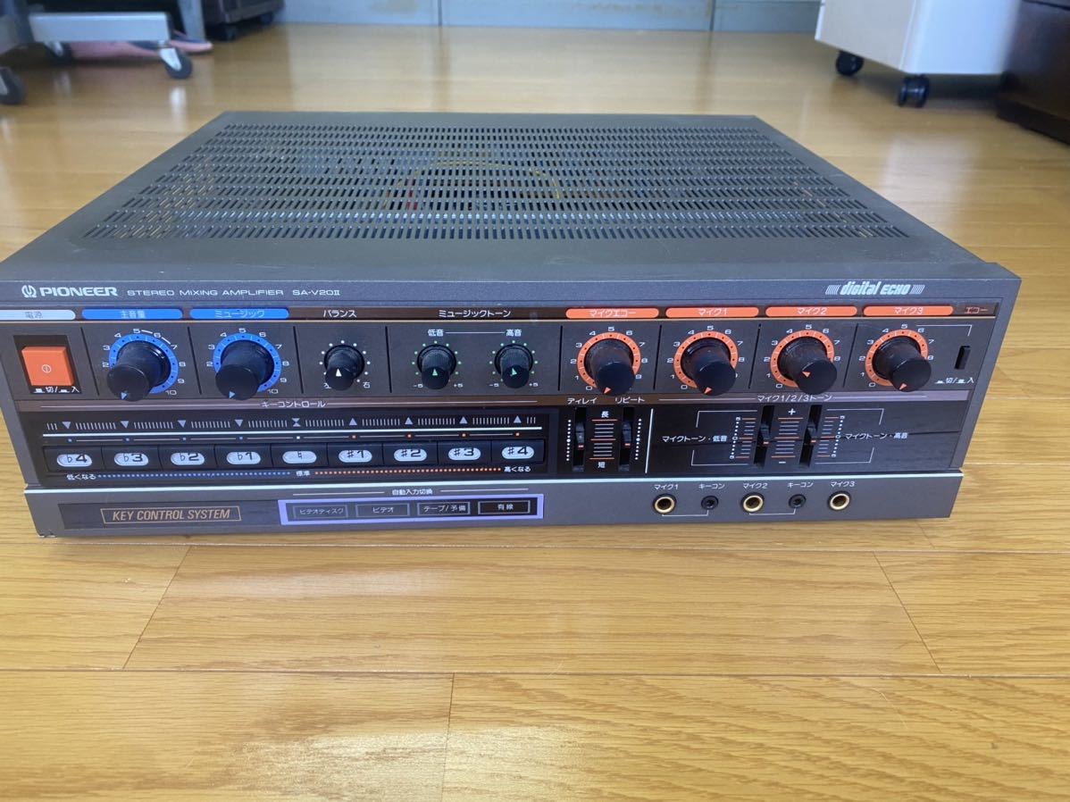 ☆ PIONEER パイオニア カラオケミキシングアンプ SA-V20Ⅱ 動作確認済
