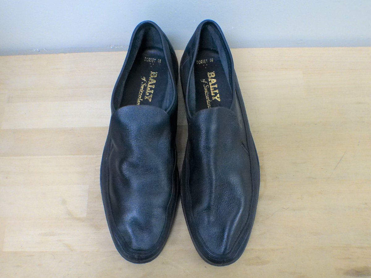 未使用品 BALLY バリー 靴 紺 ネイビー サイズ 9 1/2 E 27.5cm スイス 