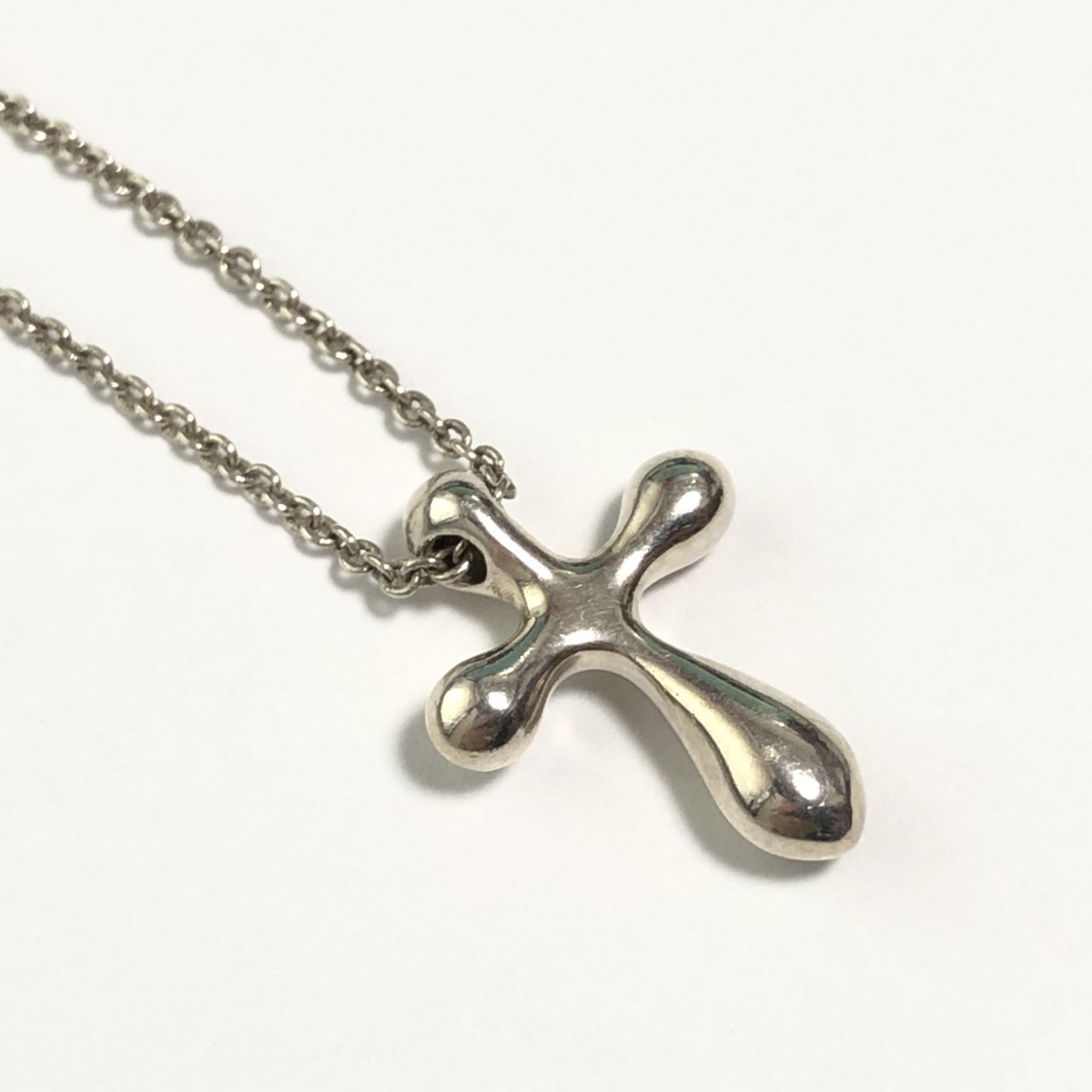 TIFFANY&Co. ティファニー　シルバー　925　スモールクロス　ネックレス　42cm