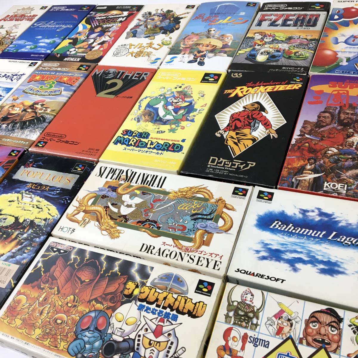 1000円～ スーパーファミコン ソフト 箱付き 22本おまとめ MOTHER2 