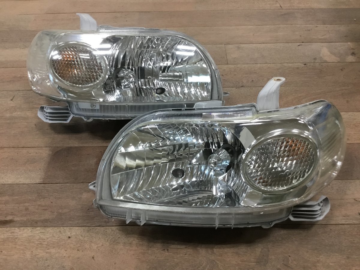 10 ポルテ 純正 ヘッドライト HID 左右セット KOITO 52-129 2202005