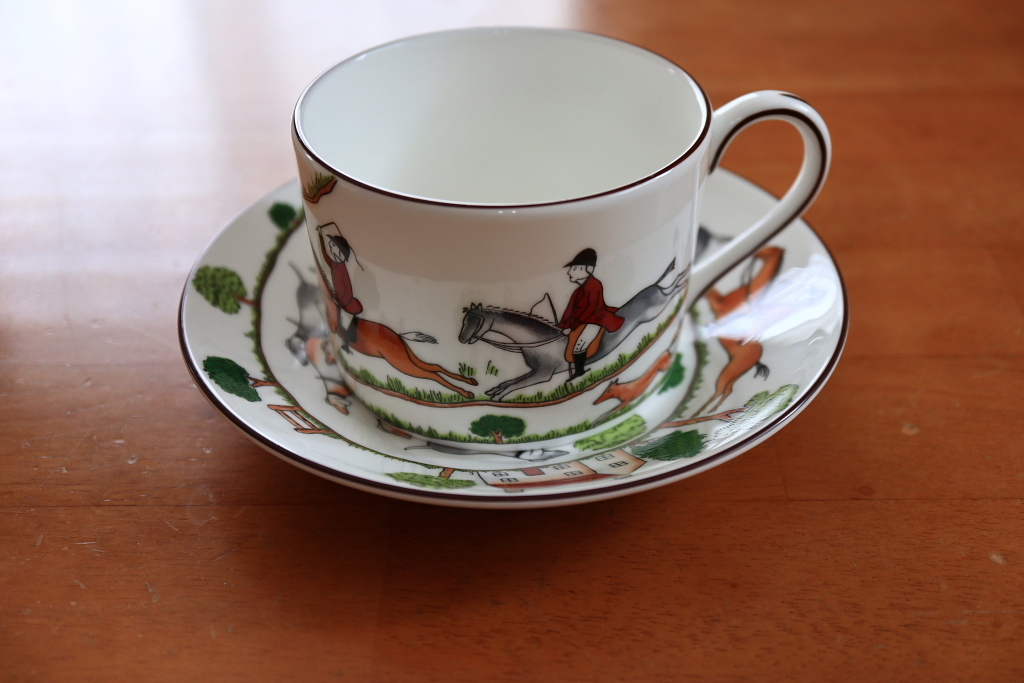 WEDGWOOD ウェッジウッド ハンティングシーンカップ&ソーサー WEDGWOOD ウェッジウッド ハンティングシーンカップ&ソーサー