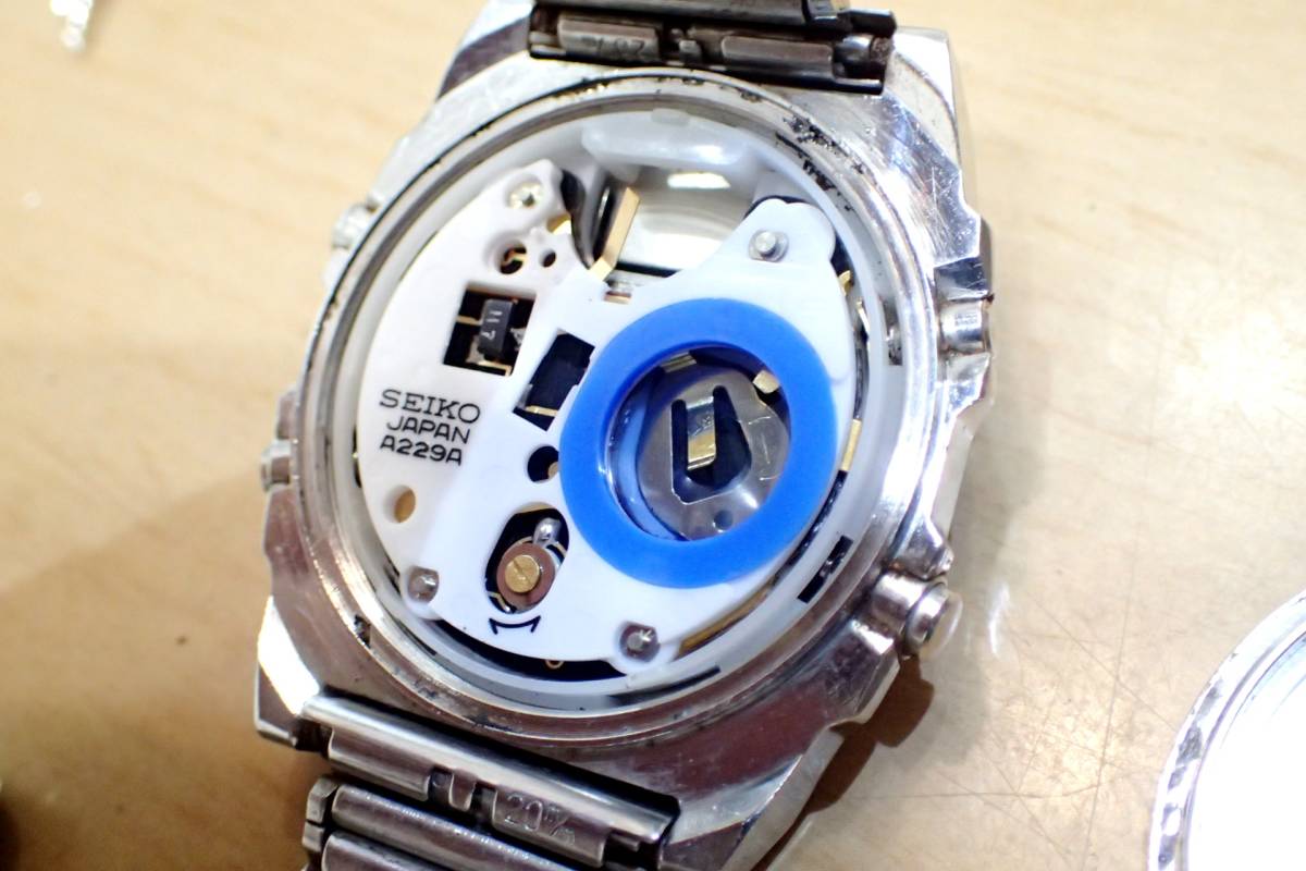 レア ◇セイコー/SEIKO シルバーウェーブ ◇クロノグラフ デジタル