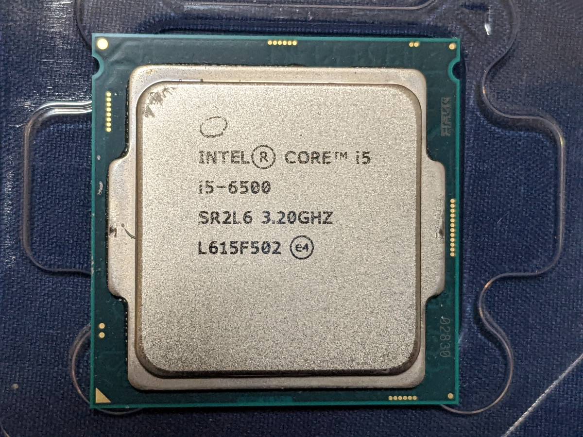 intel SR2L6 CORE i5-6500 3.20GHz CPU 中古品