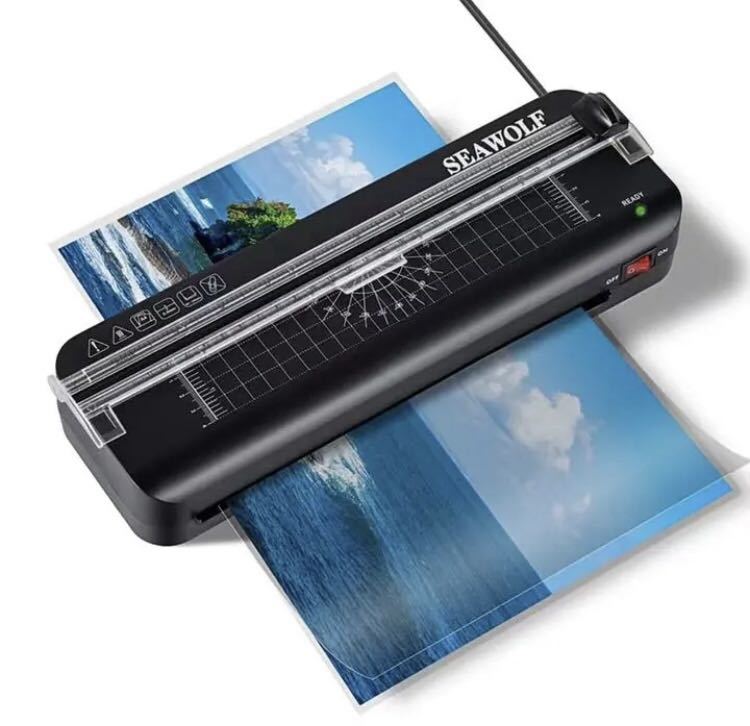 【新着商品】SEAWOLF ラミネーターA4 4in1 多機能 ラミネート機6